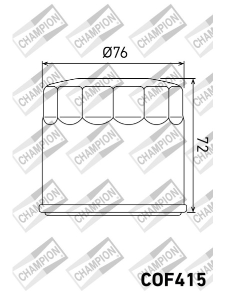 Filtro de aceite Royal ENfield 650 COF415 | Motoauto