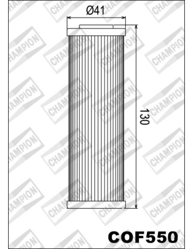 Filtro de aceite Champion COF550 COF550 | Motoauto