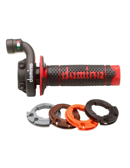 Acelerador Domino KRK Evo con puños 520903-00 | Motoauto