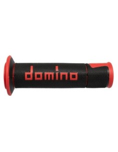 Puños de Domino A450 negro roj A45041C4240B7-0 | Motoauto