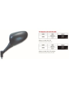 ESPEJO YAMAHA YP Majestic DCHO 250-250 FAR1696 | Motoauto