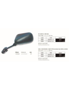 ESPEJO SV 1000 S   SW 650 IZQ FAR5483 | Motoauto