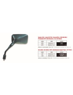 ESPEJO HONDA  CB SFIFTY NTV IZDO FAR678 | Motoauto
