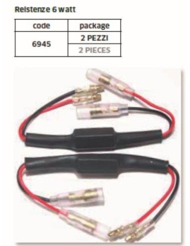 RESISTENCIA PARA LED 6W FAR6945 | Motoauto