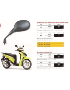 ESPEJO DERECHO HONDA SH 125 150I 2009 FAR7154 | Motoauto