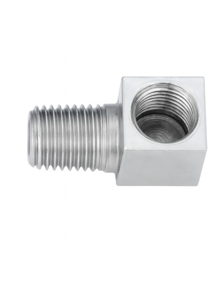 Adaptador 90° cromado Ø10 mm Fren-Tubo 170029CR | Motoauto