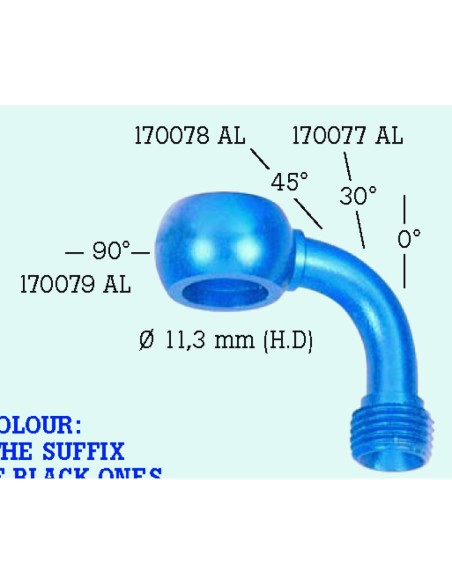 Banjo 90 D 11.3mm (H.D) 170077AL-RO | Motoauto