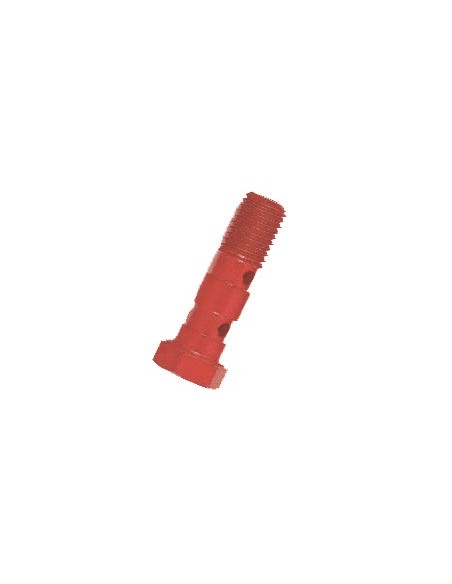 TORNILLO  DOBLE 10X1,25 ALUMINIO ROJO B19006AL-RO | Motoauto
