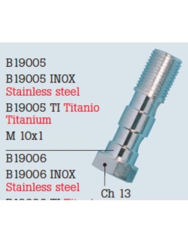 TORNILLO  DOBLE 10X1,25 ZINCADO FT2199 B19006 | Motoauto