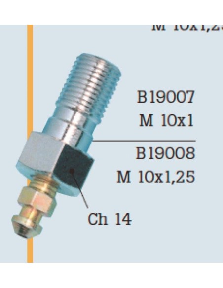 TORNILLO PURGADOR 10X1,25 ZINCADO B19008 | Motoauto