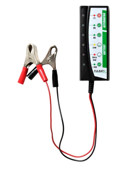 COMPROBADOR DE BATERIAS DIGITAL  FULBAT FBTEST | Motoauto