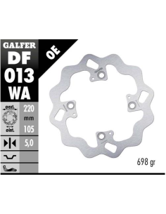 Disco GALFER Wave Fijo 220x5mm DF013WA | Motoauto