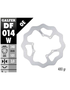 Disco GALFER Wave Fijo 240x3mm DF014W | Motoauto