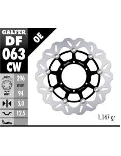 Disco GALFER Wave Flotante Completo (C DF063CW | Motoauto