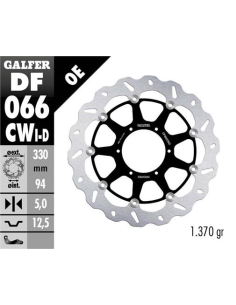 Disco GALFER Wave Flotante Completo DF066CWD | Motoauto