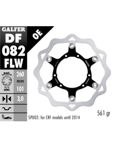 Disco GALFER Wave Flotante (C. Acero) DF082FLW | Motoauto