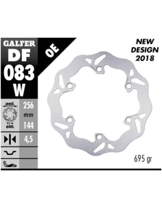 Disco GALFER Wave Fijo 256x4.5mm DF083W | Motoauto