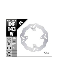 Disco delantero Honda PCX 125 2021- DF145V | Motoauto