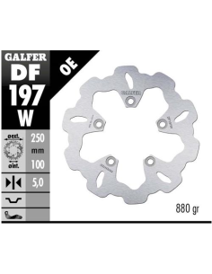 Disco GALFER Wave Fijo 250x5mm DF197W | Motoauto