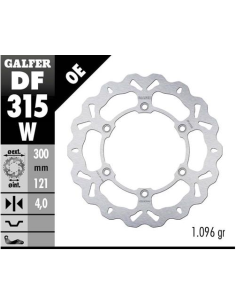 Disco GALFER Wave Fijo 300x4mm DF315W | Motoauto