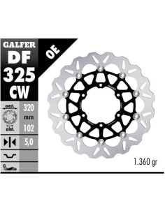 Disco GALFER Wave Flotante Completo (C DF325CW | Motoauto