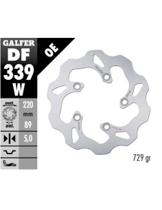 Disco GALFER Wave Fijo 220x5mm DF339W | Motoauto