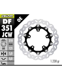 DISC W FLOATECH (C.ALU) 310X5MM (FRONT) DF351JCW | Motoauto