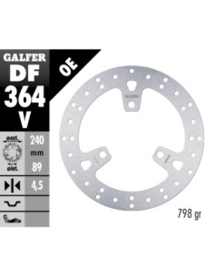 Disco de freno Galfer fijo 240X4.5MM DF364V | Motoauto