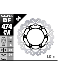 Disco GALFER Wave Flotante Completo (C DF474CW | Motoauto
