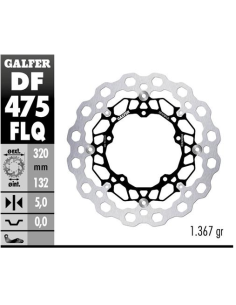 Disco GALFER Flotante Qubic (C. Acero) DF475FLQ | Motoauto