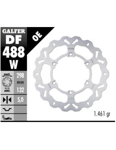 Disco GALFER Wave Fijo 298x5mm DF488W | Motoauto