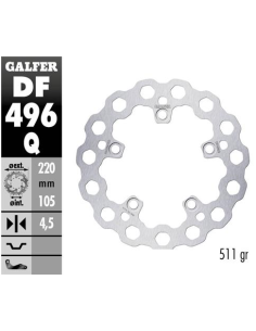Disco GALFER Fijo Qubic 220x4.5mm DF496Q | Motoauto