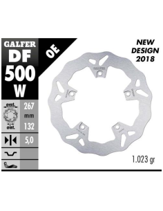 Disco GALFER Wave Fijo 267x5mm DF500W | Motoauto
