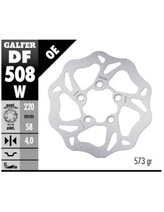 Disco GALFER Wave Fijo 220x4mm DF508W | Motoauto