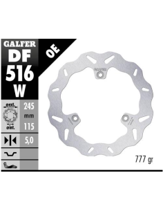 Disco GALFER Wave Fijo 245x5mm DF516W | Motoauto