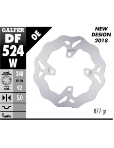Disco GALFER Wave Fijo 240x5mm DF524W | Motoauto