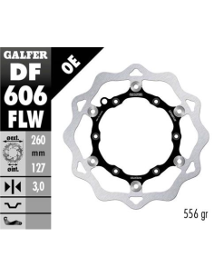 Disco GALFER Wave Flotante (C. Acero) DF606FLW | Motoauto