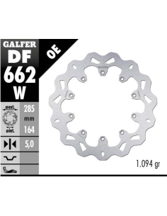 Disco GALFER Wave Fijo 285x5mm DF662W | Motoauto