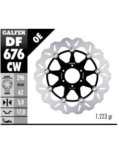 Disco GALFER Wave Flotante Completo (C DF676CW | Motoauto