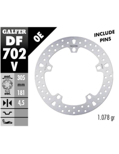 Disco freno delantero Galfer BMW R 1250 y DF702V | Motoauto