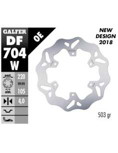 Disco GALFER Wave Fijo 220x4mm DF704W | Motoauto