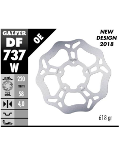 Disco GALFER Wave Fijo 220x4mm DF737W | Motoauto