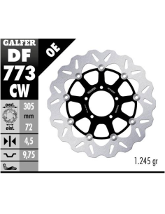 Disco GALFER Wave Flotante Completo (C DF773CW | Motoauto