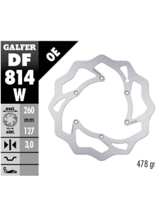 Disco GALFER Wave Fijo 260x3mm DF814W | Motoauto