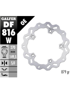 Disco GALFER Wave Fijo 270x5mm DF816W | Motoauto