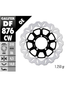 Disco GALFER Wave Flotante Completo (C DF876CW | Motoauto