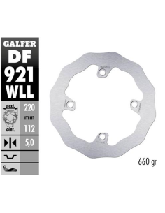 Disco GALFER Wave Fijo Slido 220X5mm DF921WLL | Motoauto