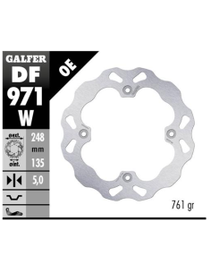 Disco GALFER Brake Can AM Maverick X3 DF971W | Motoauto