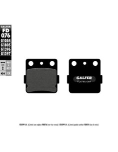 Pastillas GALFER FD076G1054 Semi Metal FD076G1054 | Motoauto