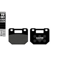 Pastillas GALFER FD081G1054 Semi Metal FD081G1054 | Motoauto